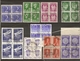 Monde - Petit Lot De 31 Blocs De 4° - Japon - Brésil - Iran - Pologne - Israël - Norvège - Russie - Pologne - 4 Scans - Vrac (max 999 Timbres)