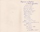 MENU  -  BAPTEME  26 AOUT 1945 - Menus