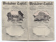 ALLEMAGNE - WIESBADENER TAGBLATT - 2 CARTES - VOIR ZOOM - Wiesbaden