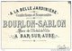 BOURLON-SABLON    "A La Belle Jardiniere"       BAR Sur AUBE               Confection &amp; Nouveautés - Bills Of Exchange