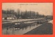 Lille Ryse Péniches Sur La Rivière  Deûle Prè Du Port Cpa 1914 - Sonstige & Ohne Zuordnung