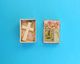 ANTIQUE - IVORY CROSS IN BEAUTIFULL ORIGINAL SECESSION BOX  Croix D'ivoire Elfenbein Kreuz Croce D'avorio Cruz De Marfil - Religión & Esoterismo