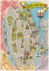 KOBENHAVN, COPENHAGEN, Mini Map, 1960s Unused Postcard [22169] - Denmark