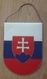 Pennant SLOVAKIA Basketball Federation 195x260 Mm - Apparel, Souvenirs & Other