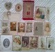 Lot De + 300 Image S Pieuse S Gaufrée Dentelle Canivet Souvenir 1ère Communion Saint Lieu Chromo Presque Toutes Scannées - Images Religieuses