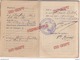 Fixe Passeport Passport France Marseille 1915 Ventimiglia Timbre Fiscal Tampon Sec Visas 1 ère Guerre Mondiale - Altri & Non Classificati