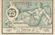 Aurillac Et Du Cantal Billet Carton 25 C 1917 Série J P/NEUF RARE - Chambre De Commerce