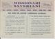 "ISTITUTO SAVERIANO MISSIONI ESTERE"-ANCONA-1960- CARTOLINA PER I BENEFATTORI-TIMBRO POSTE ANCONA ,TARGHETTA"P.T. BUON N - Missioni