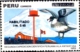 POLAR PHILATELY-2nd Peruvian Scientific Expedition To Antarctica  3v Set- OVPT- ONE WITH ERROR- PERU-1989-MNH-H-551 - Research Programs