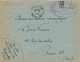 Cachet " ECOLE DE PILOTAGE ELEMENTAIRE N°25 " Lettre FM Càd " BRIOUDE HAUTE LOIRE 30/6/4?" - Aviation Militaire - WW II