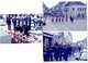 Lot De 3 - 21 AUXONNE - 8 Mai 1986  - Photographie Défilé POMPIERS Uniforme Bar MPU Monument Gerbe Fanfare - Pompiers