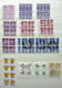Delcampe - World Collection Blocks Of 4/viererblocks/block De Quatres In 3 Stockbooks Used/gebruikt/oblitere - Verzamelingen (in Albums)
