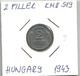 C5 Hungary 2 Filler 1943. High Grade KM#519 - Hongrie