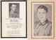 6  AVIS DE DECES ALLEMAND STERBEBILD MORTUAIR MILITAIR SOLDAT DOODSPRENTJE DEATH CARD  WW2 GESNEUVELD - 1939-45