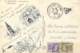 Carte Postale : Correspondance Dessinée Façon Rébus Et Bande Dessinée En 1950  - Signé Lorenzo - Peinte à La Main - Fumetti