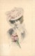 Carte Viennoise Illustrée Par Wichera En 1909 - Femme Au Chapeau - Wichera