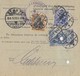DR NN-Paketkarte Mif Minr.87I,88I,95AI,97AI Cleve 21.2.12 Gel. Nach Ungarn - Briefe U. Dokumente