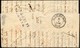 HAMBURG - THURN UND TAXISCHES O.P.A. 1846, DANEMARCK PAR HAMBOURG, L2 Auf Brief Von KIEL (K1) In Die Pfalz, Rückseitig K - Vorphilatelie