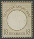 Dt. Reich 11 *, 1872, 18 Kr. Ockerbraun, Fast Postfrisch, Kabinett, Fotoattest Sommer, Mi. (650.-) - Sonstige & Ohne Zuordnung