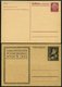 GANZSACHEN 1933-44, Partie Von 70 Verschiedenen Ungebrauchten Karten, Feinst/Pracht - Otros & Sin Clasificación