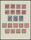 PORTOMARKEN O, 1894-1922, Gestempelter Sammlungsteil Portomarken Auf SAFE Dual Seiten, Fast Nur Prachterhaltung - Portomarken