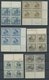 RUANDA-URUNDI 1-18 VB **, 1924, Freimarken In Viererblocks, Postfrischer Prachtsatz - Sonstige & Ohne Zuordnung