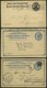 GANZSACHEN 1893-1903, 6 Verschiedene Komplette Frage- Und Antwort Ganzsachenkarten (Paid Reply Postal Cards), Gebraucht, - Gebraucht