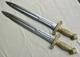 Lot X2 Paire Glaive Artillerie 1816 Officier Kligenthal - Armes Blanches