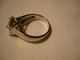 Delcampe - Silber-Ring Mit Großem Zirkon (696) Preis Reduziert - Ringe