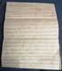 CARTA D PEDRO V SELO 25 REIS AZUL 1856 - Lettres & Documents