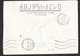 Russia: Cover, 1992, 10 USSR Stamps, Improvised Label Attached, Taxed/due?, Returned? (traces Of Use) - Briefe U. Dokumente