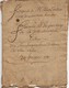 Acte Notarial Notaire à Monthou Sur Cher Manuscrit Succession Dubois Curé Cachet Généralité Orléans Deux Sols 16 P.1780 - Manuscrits