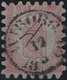 Finlande Coat Of Arms (FACIT) N°4C1Kb Rose Carmine Sur Papier Rose Pale Roulette I Obl Petit Dateur Wiborg +4 Manuscrit - Used Stamps