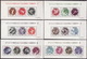 JAPAN 1964-Olympic Games, Tokyo, Set Of 6 Sheets Ovpt. - Mi Bl. 67-72 - SPECIMEN (MIHON) - Rare! - MNH** VF - Blocks & Sheetlets