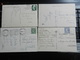 19806) LOTTO 4 CARTOLINE MENTON MONTECARLO MONACO VIAGGIATE - Collections & Lots