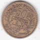Protectorat Français Bon Pour 50 Centimes 1926 – AH 1345 En Bronze-aluminium, Lec# 183 - Tunisie