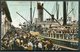 1909 S.S. VICTORIA Leaving Seattle For Nome Alaska Ship Postcard - Ferries