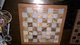 Delcampe - Chess: Pieces And Board Bronze - Pieces Depicting Ancient Greek Designs WITH METALLIC BOARD - Rompicapo