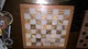 Delcampe - Chess: Pieces And Board Bronze - Pieces Depicting Ancient Greek Designs WITH METALLIC BOARD - Brain Teasers, Brain Games