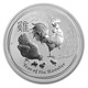 Australia, Lunar II 2017 Rooster 1 Oz Silver 999 Pure - 1 Oncia Argento Puro Bullion Perth Mint Gallo - Mint Sets & Proof Sets
