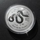 Australia, Lunar II 2013 Snake 1 Oz Silver 999 Pure - 1 Oncia Argento Puro Bullion Perth Mint Serpente - Mint Sets & Proof Sets