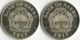 Nauru. A Set Of Coins. 5 Dollars. 2017. UNS. Ships. The Ship "Admiral Hipper" And The Battleship "Missouri" - Nauru