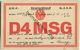 QSL - QTH - D4MSG - 1931 - Amateurfunk