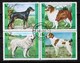 SHARJAH  Scott # UNLISTED---1972 DOGS VF USED  BLOCK Of 4 AND 6  LG-872 - Sharjah