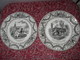 Rare 11 Assiettes De Creil Et Montereau Pour Le Retour De Napoléon Bonaparte Aux Invalides En 1840 Assiette Parlante - Creil Montereau (FRA)