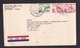 Chile: Airmail Cover To USA, 1958, 3 Stamps, Airplane, Air Label (traces Of Use) - Chili