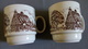 KILNKRAFT ENGLAND - 2 COFFEE MUGS  - 2 Tasses Mug à Café  - Cottage - Campagne Anglaise - Unclassified