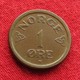 Norway 1 Ore 1957 KM# 398  Norge Noruega Norvege Norwegen Noorwegen - Norvegia