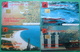 Albania Lot Of 4 CHIP PHONECARDS USED, Operator ALBTELECOM, 50, 100, 200 Units, 1999, 2000 - Albania