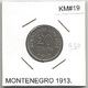 Gh2 Montenegro 20 Para 1913. KM#19 - Autres – Europe